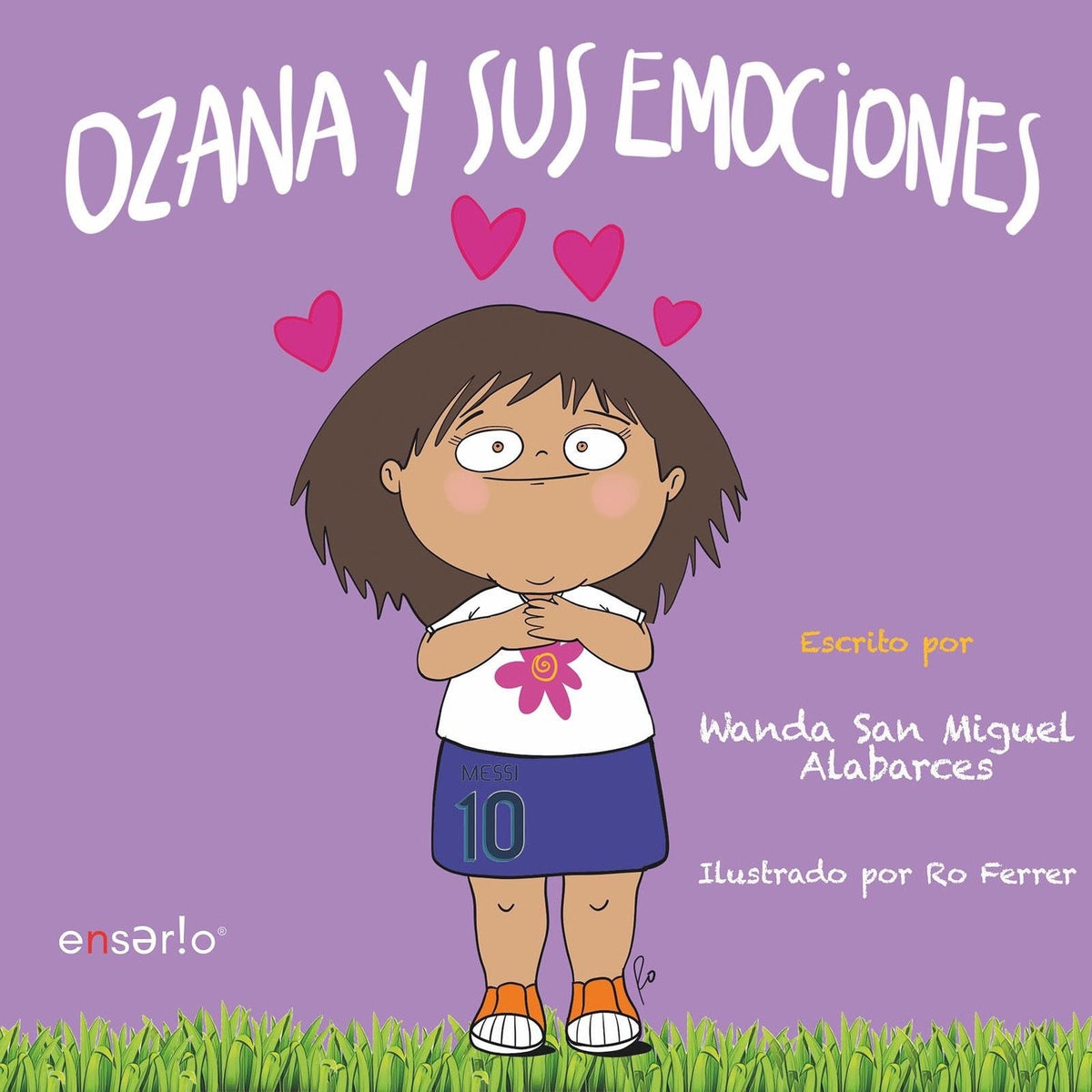 Portada de Ozana y sus Emociones, libro infantil de inteligencia emocional escrito por Wanda San Miguel Alabarces.